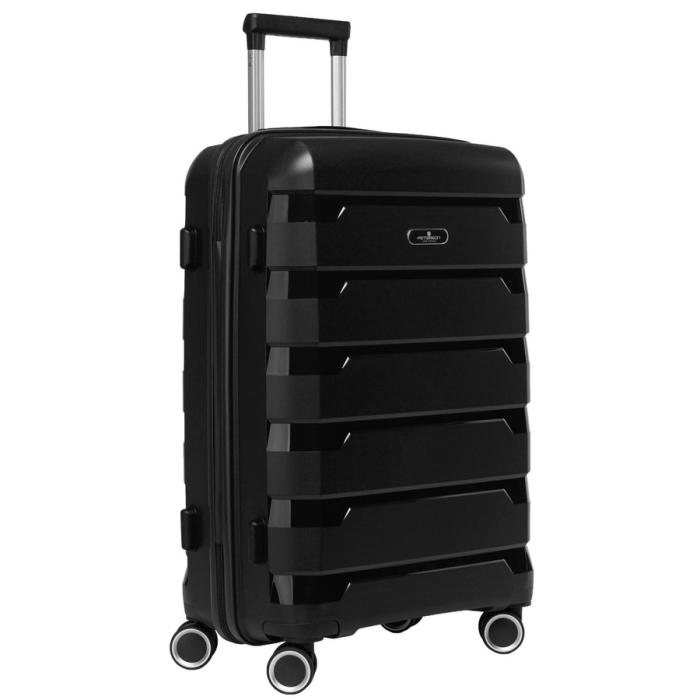 Set de valize negre din polipropilenă cu încuietori cu combinație - Peterson PTR-PTN HPP-01-SET3-1754 [5]