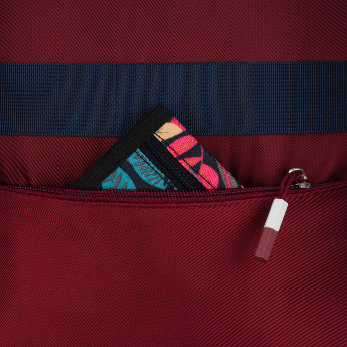 Rucsac școlar din poliester bordo cu , curele laterale - Peterson PTR-PTN 8594-1402 BORDO [17]
