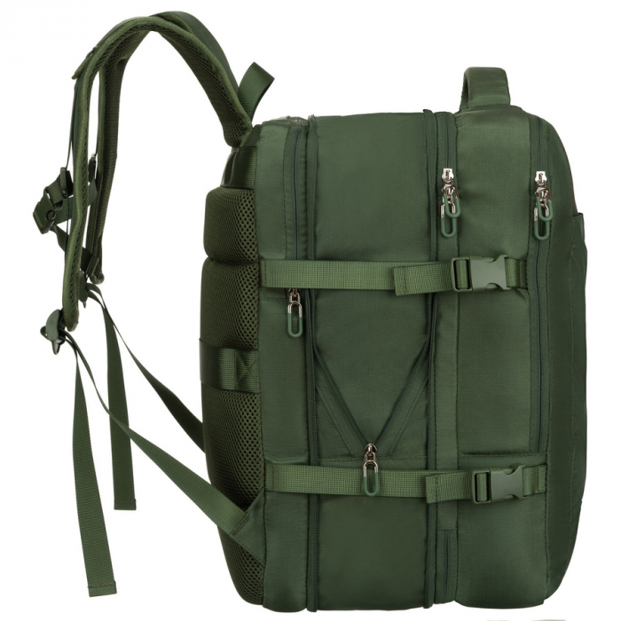 Rucsac de călătorie verde cu spațiu pentru laptop și port USB - Peterson PTR-PTN 24421-5111 GREEN [8]