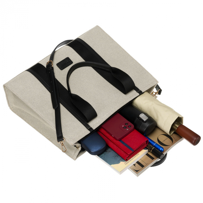 Geantă de damă, cu, curea reglabilă - Peterson PTR-PTN CAN-04 NAT-BLACK [9]