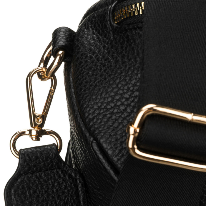 Geantă elegantă de damă din piele ecologică de culoare neagră - Peterson PTR-PTN MIS-02-3551 BLAC [9]