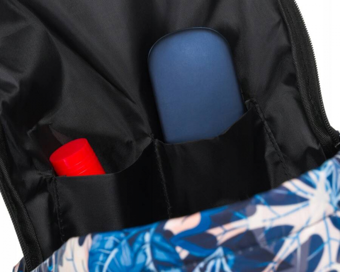 Rucsac de școală cu frunze albastre și roz pe bretele reglabile - Peterson PTR-PTN 79904-7941 PRT2 [7]