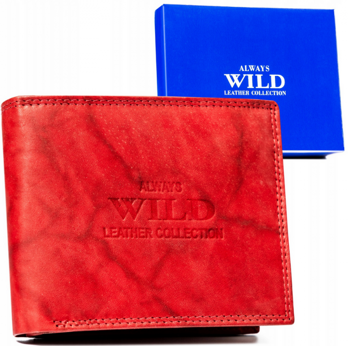 Portofel barbati din piele naturala Always Wild PTR-AW-N7-MAL-0189 RE [12]