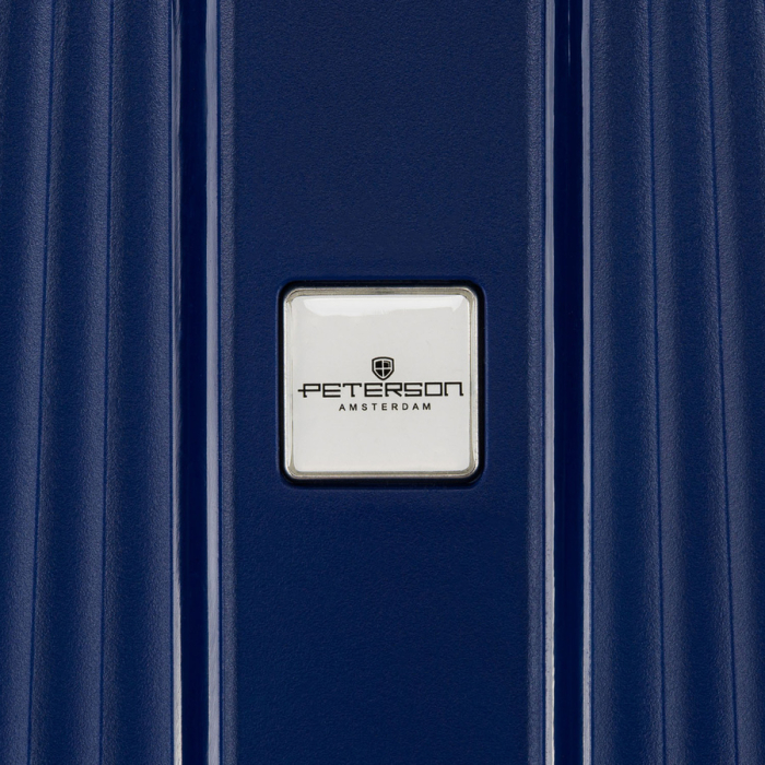 Valiză mare de călătorie bleumarin cu carcasă impermeabilă - Peterson PTR-PTN PP-09-W-L-1624 N [14]