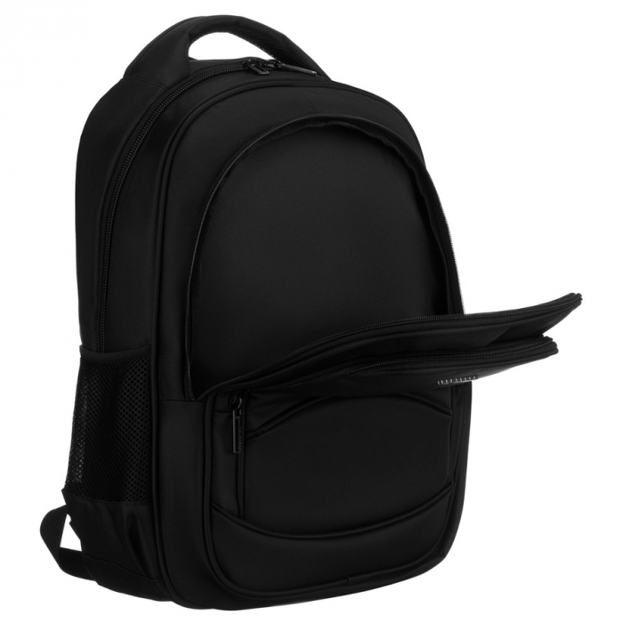 Rucsac școlar negru din poliester cu port USB - Peterson PTR-PTN BHX-03-7086 Bl [9]