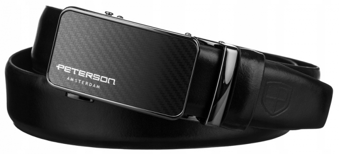 Curea barbati din piele naturala Peterson PTR-PTN A002 BL [2]