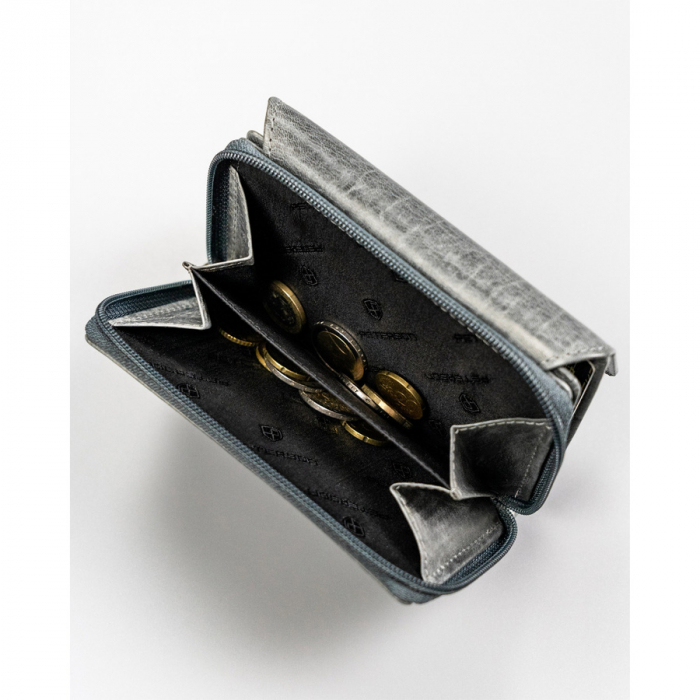 Portofel dama din piele naturala Peterson PTR-PTN WD3-VLCN-4512 BL [9]