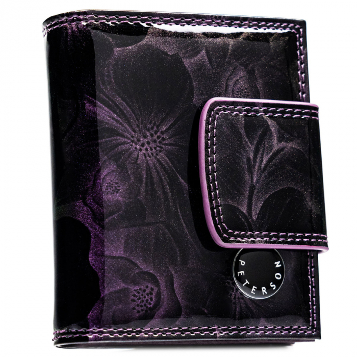 Portofel dama din piele naturala Peterson PTR-PTN PS329-FDS PURPLE [2]