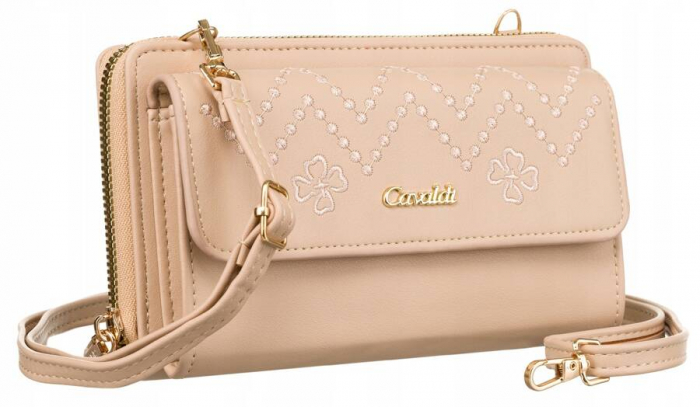 Poșetă-portofel elegant cu curea lungă - 4U Cavaldi PTR-M-13-8000 BE [1]