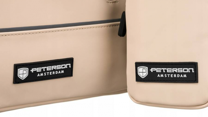 Rucsac solid de oraș din material sintetic cu husă inclusă - Peterson PTR-PTN EB97-6533 BE [7]
