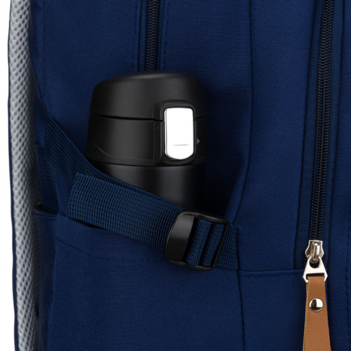 Rucsac școlar pentru copii din poliester bleumarin cu compartiment pentru laptop - Peterson PTR-PTN BHX-01-9266 Navy [17]