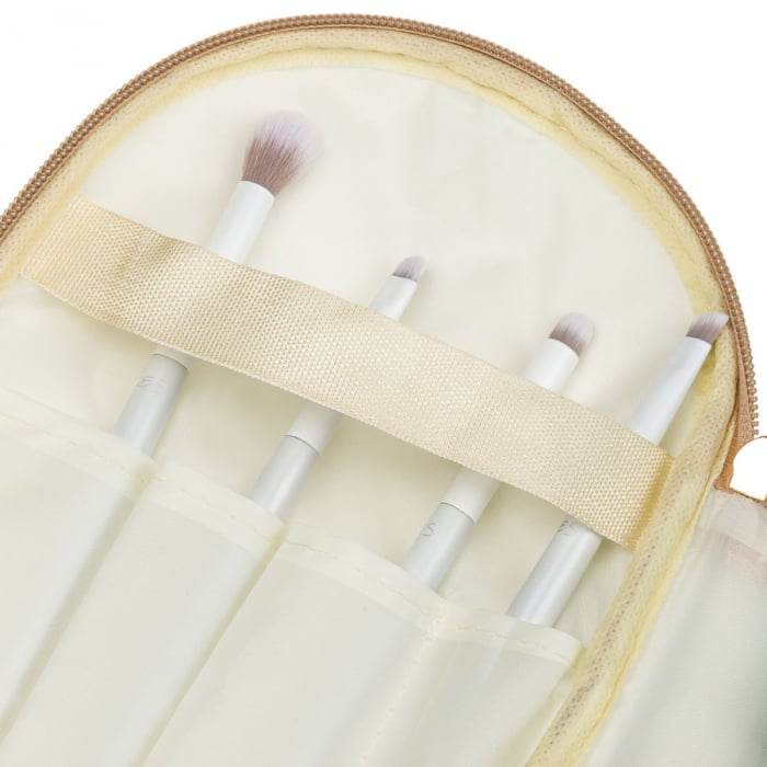 Trusă cosmetică bej deschis, cu model vegetal - Peterson PTR-PTN KOS-J02-0079 L03 [7]