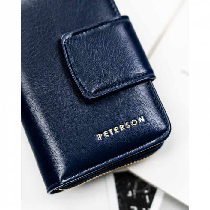 Portofel dama din piele Peterson PTR-PTN 009-HF-1534 NAVY [4]