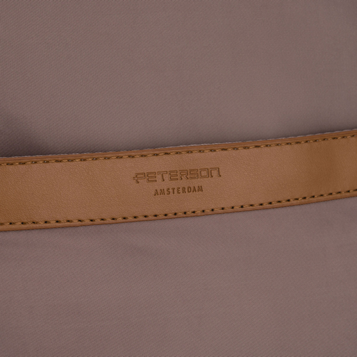 Rucsac de damă bej din nylon cu bretele reglabile și închidere cu fermoar - Peterson PTR-PTN JN-08-0016 BEIGE [12]