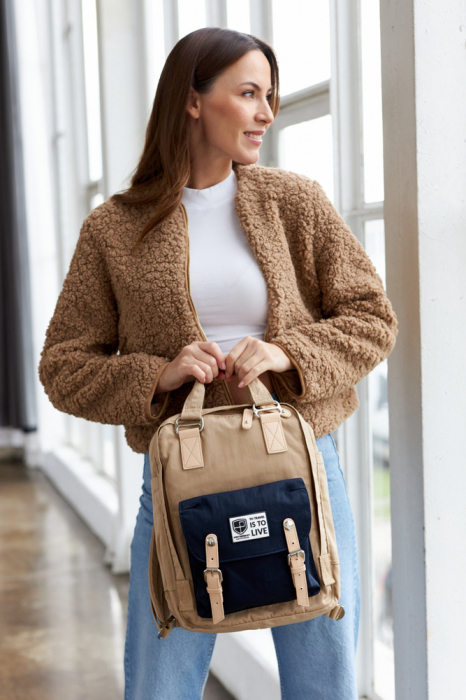Rucsac urban, spațios - Peterson PTR-PTN 2023-4-1430 BEI [12]