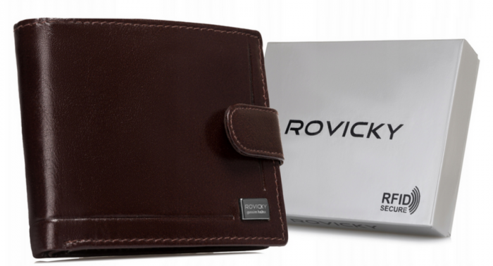 Portofel barbati din piele naturala Rovicky PTR-CPR-022-BAR-6385 BR [11]