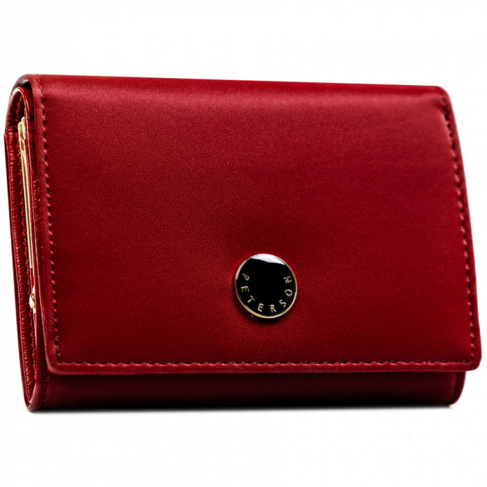 Portofel din piele naturala pentru femei Peterson PTR-PTN PS445-HNL RED [2]