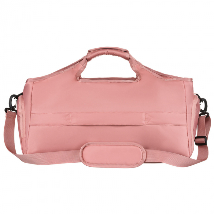 Geantă de voiaj sport din poliester roz cu închidere cu fermoar - Peterson PTR-PTN 24480 D.PINK-D.P [3]
