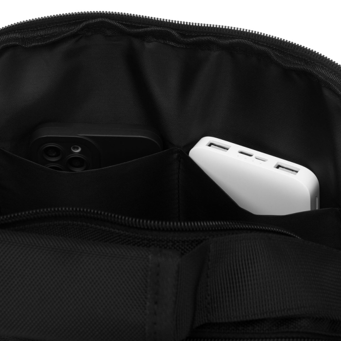 Geantă practică de tip messenger din Cordura neagră, cu închidere cu fermoar și două compartimente - Peterson PTR-PTN-73217-2126 BLACK [7]