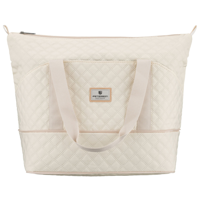 Geantă de antrenament bej, cu un singur compartiment, din poliester - Peterson PTR-PTN PIK-02-8588 BEIG [10]