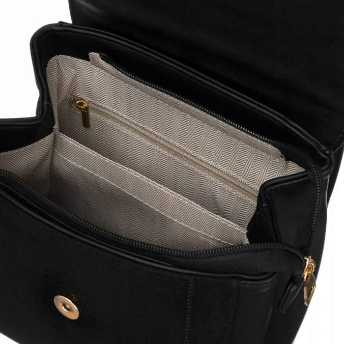Rucsac clasic de dama din piele ecologica - Rovicky PTR-R-PLEC-ALE-1-3561 BL [6]