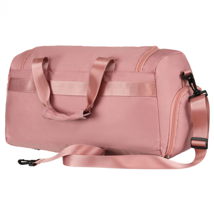Geantă de călătorie roz pentru weekend cu compartiment lateral pentru pantofi - Peterson PTR-PTN 24427-8359 PINK [6]