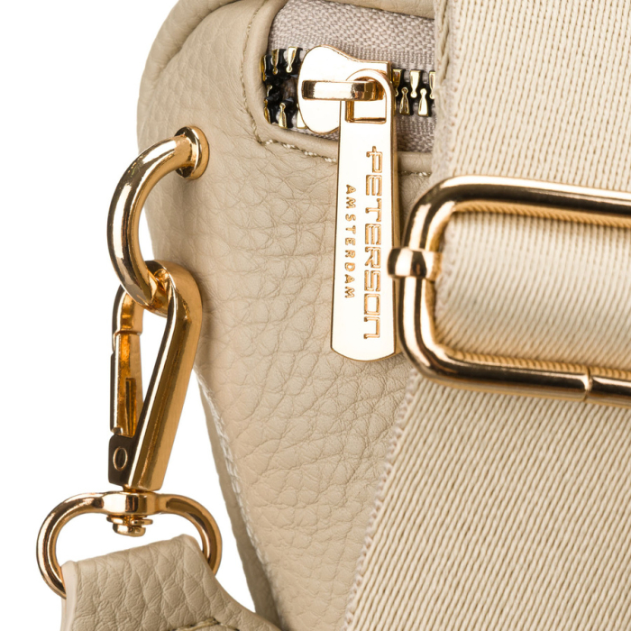 Geantă elegantă de damă din piele ecologică tip borseta - Peterson PTR-PTN MIS-08-2065 BEIG [9]