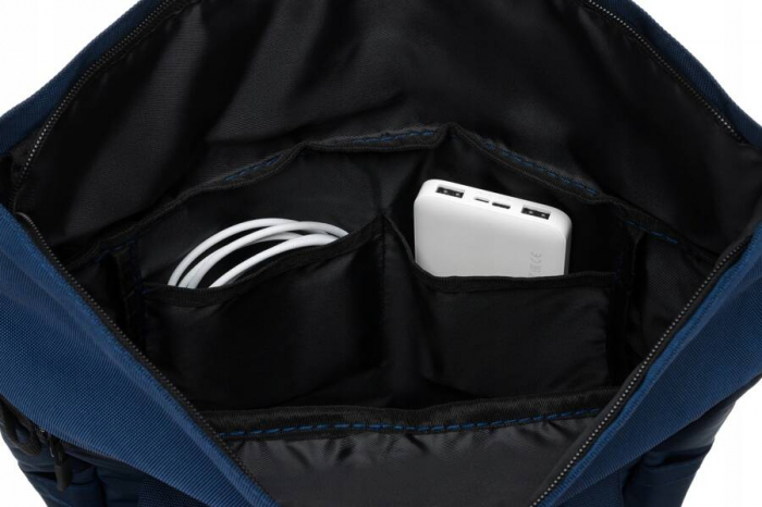Rucsac de oraș mare, bleumarin, cu spațiu pentru un laptop din poliester - Peterson PTR-PTN RIO-9084 NA [10]