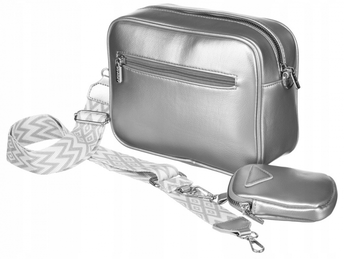 Geanta messenger dama din piele ecologica - Rovicky PTR-R-KP-05-HRH-4089 SIL [4]