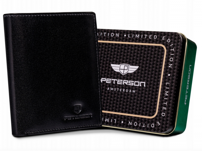 Portofel barbati din piele naturala Peterson PTR-PTN N318-BFA BL [11]