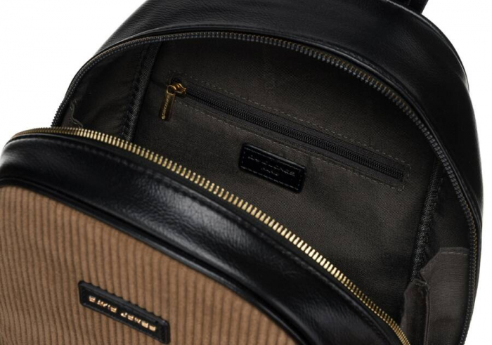 Rucsac mic de dama din piele ecologica - David Jones PTR-6877-3 KHAKI [5]
