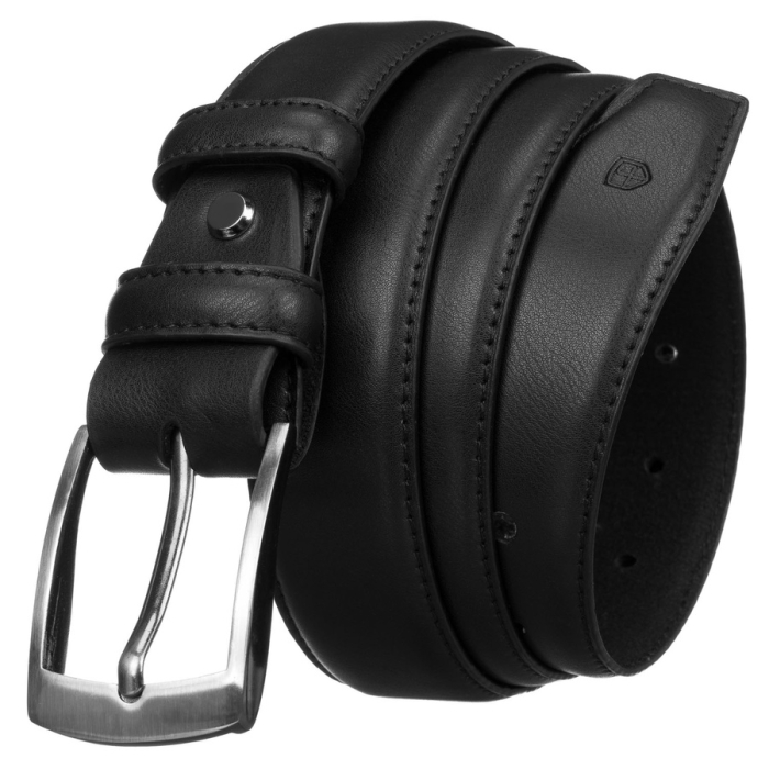 Set cadou: portofel bărbătesc din piele neagră cu sistem RFID și curea din piele ecologică - Peterson [10]