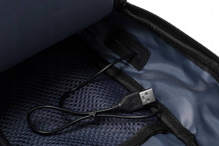 Geanta de umar cu port USB - Peterson PTR-PTN 88039-7127 BL [7]