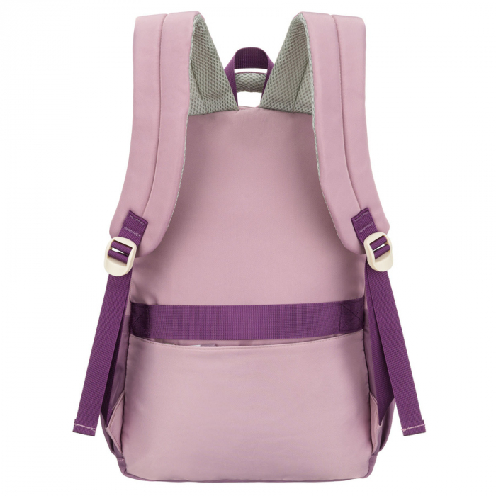 Ghiozdan școlar din poliester, alb și violet, cu bretele reglabile - Peterson PTR-PTN 8603-1303 PURPLE [5]