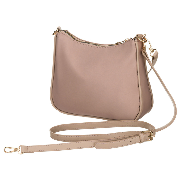 Geantă de damă urbană, din nailon roz, cu închidere cu fermoar - Peterson PTR-PTN JN-16-0399 PINK [7]