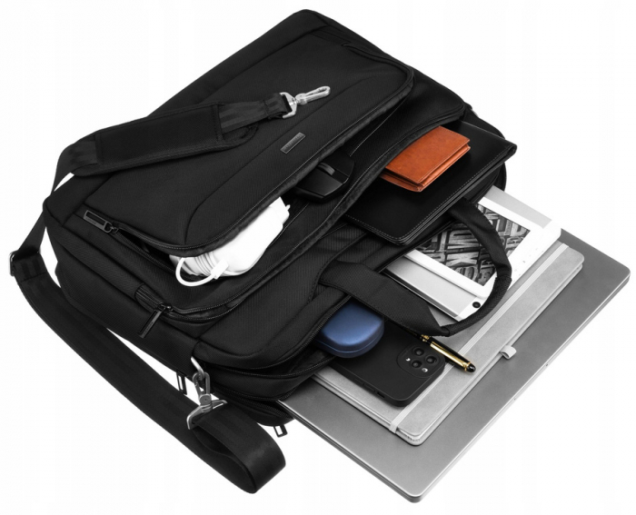 Geanta/rucsac pentru laptop business din poliester - Rovicky PTR-R-63101-M1-5819 BL [11]