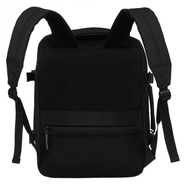Rucsac de călătorie din poliester impermeabil negru impermeabil - Peterson PTR-PTN SKYLINE-8602 BLA [3]