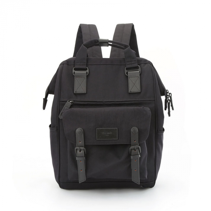 Rucsac de poliester negru atârnat pe bretele reglabile - Himawari PTR-9018-05 [1]