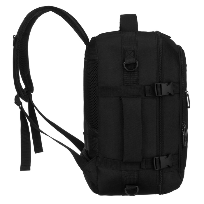 Rucsac de călătorie negru din poliester cu două compartimente, perfect pentru bagajul de mână - Peterson PTR-PTN GAWRON-6-9621 BL [6]
