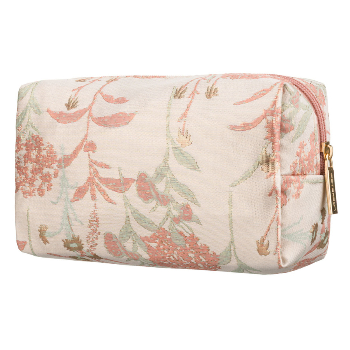 Geantă cosmetică roz din poliester cu un compartiment și model floral - Peterson PTR-PTN KOS-DA-13-3422 P [3]
