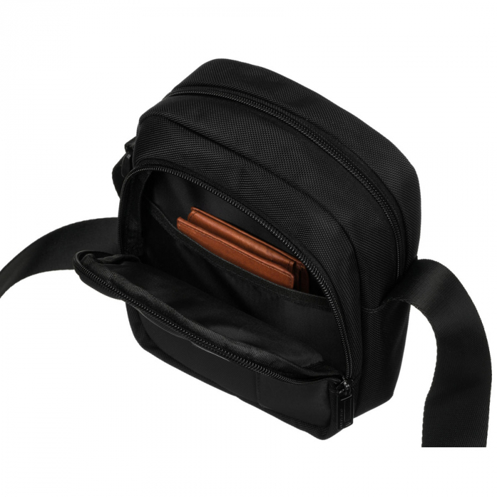 Geantă messenger neagră, mică pentru bărbați - Peterson PTR-PTN TO-YG-01 BLACK [5]