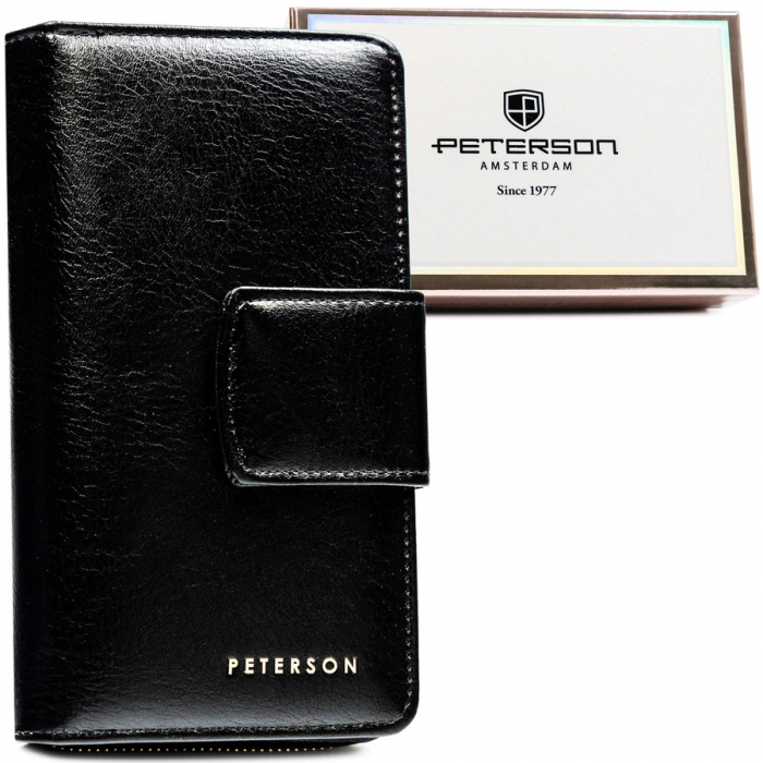 Portofel dama din piele Peterson PTR-PTN 008-HF-1473 BL [1]