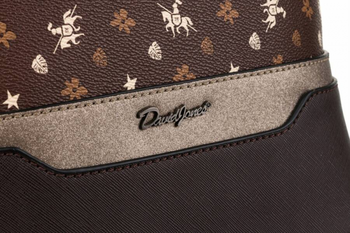Rucsac elegant de dama din piele ecologica - David Jones PTR-6866-2 D.BRO [4]