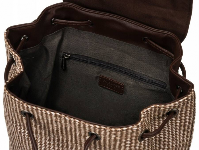 Rucsac elegant de dama din piele ecologica - David Jones PTR-6875-3 BRO [6]