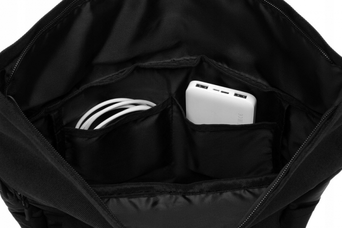 Rucsac sport negru rulat cu curele reglabile - Peterson PTR-PTN RIO-9114 BL [10]