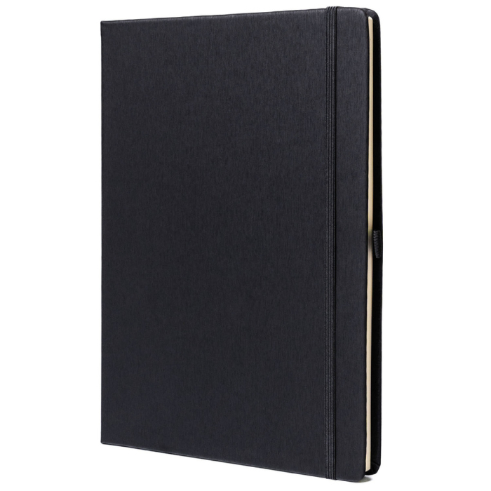 Caiet negru B5 cu linii imprimate - Peterson PTR-PTN NOT-6-LN-Q1 BLAC [3]