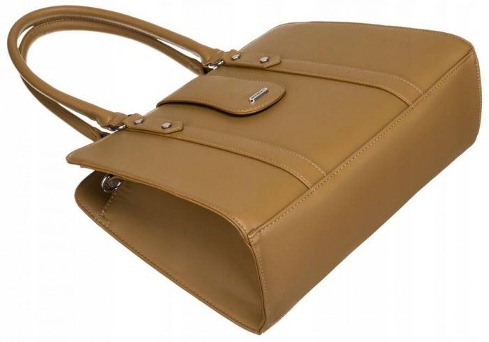 Geanta shopper de dama eleganta din piele ecologica - Rovicky PTR-R-073-04-0492 BEI [8]