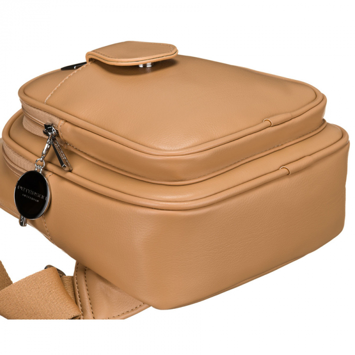 Geantă de umăr sport bej pentru femei, geantă crossbody, din piele ecologică, Peterson PTR-PTN SSY-1-PIL BAIGE [5]
