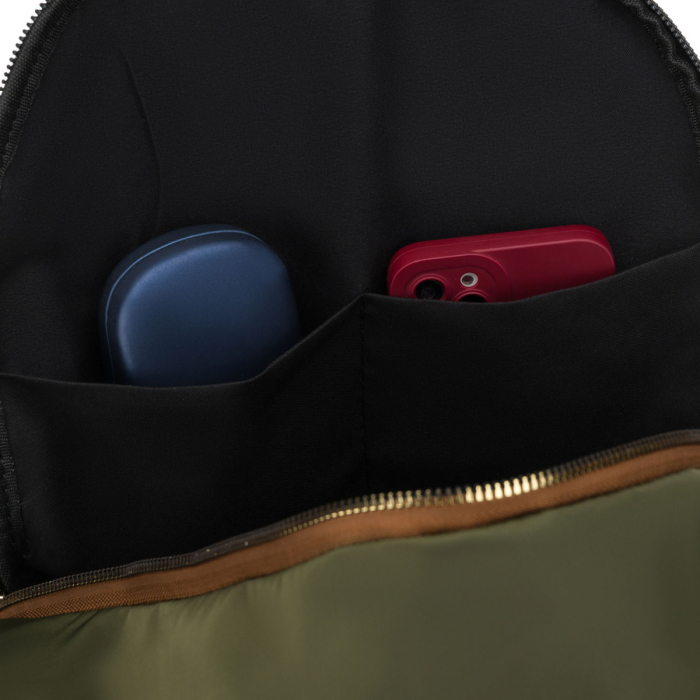 Rucsac verde, urban, pentru femei, din poliester, cu fermoare - Peterson PTR-PTN JN-11-0177 GREEN [19]