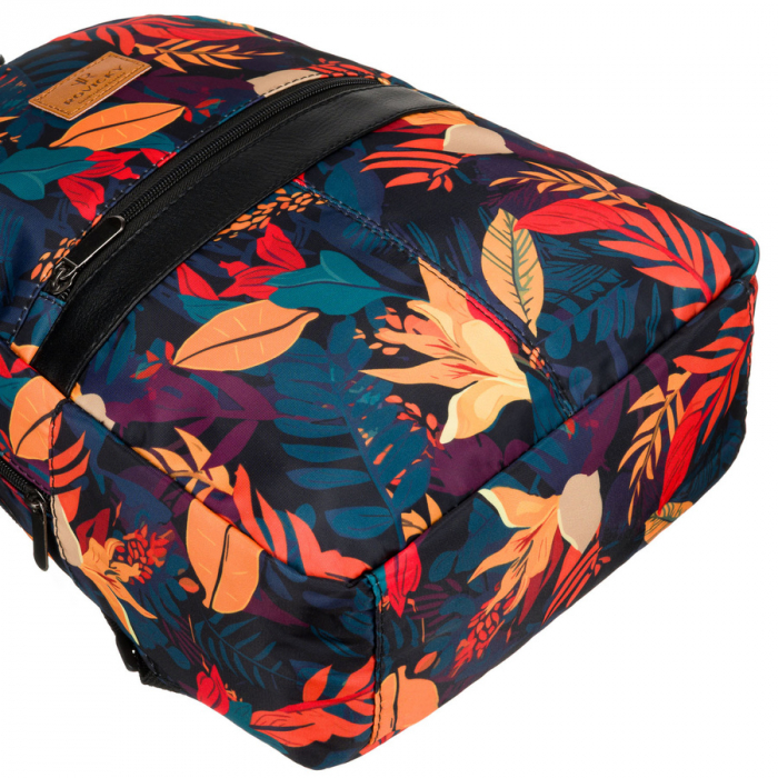 Rucsac de oraș pentru femei cu bretele reglabile, decorat cu un model floral - Rovicky PTR-R-PL15601-8930 13 [8]